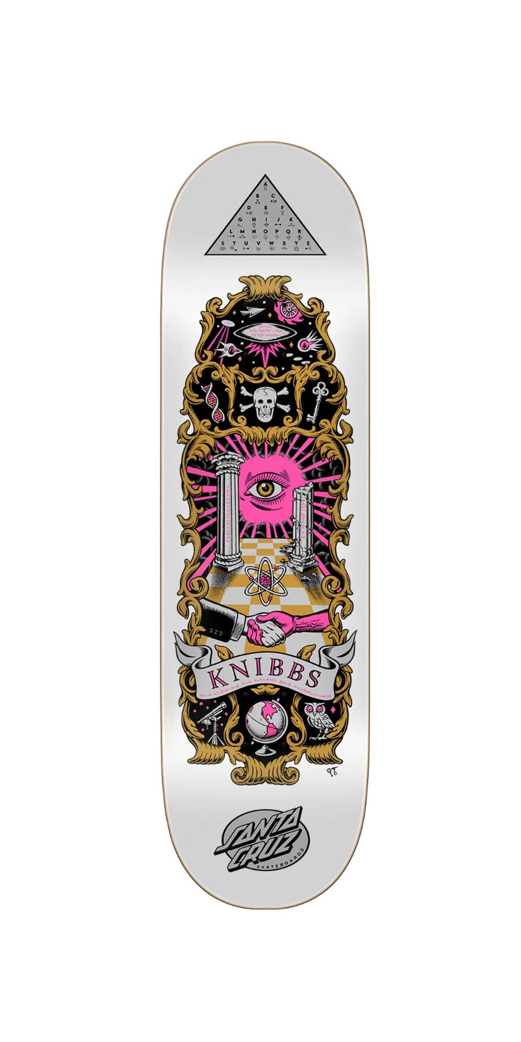 Santa Cruz Skateboards Knibbs Criptic Pro 8.5 Skateboard Deck- Tabla Tabla/Deck Santa Cruz Skateboards 