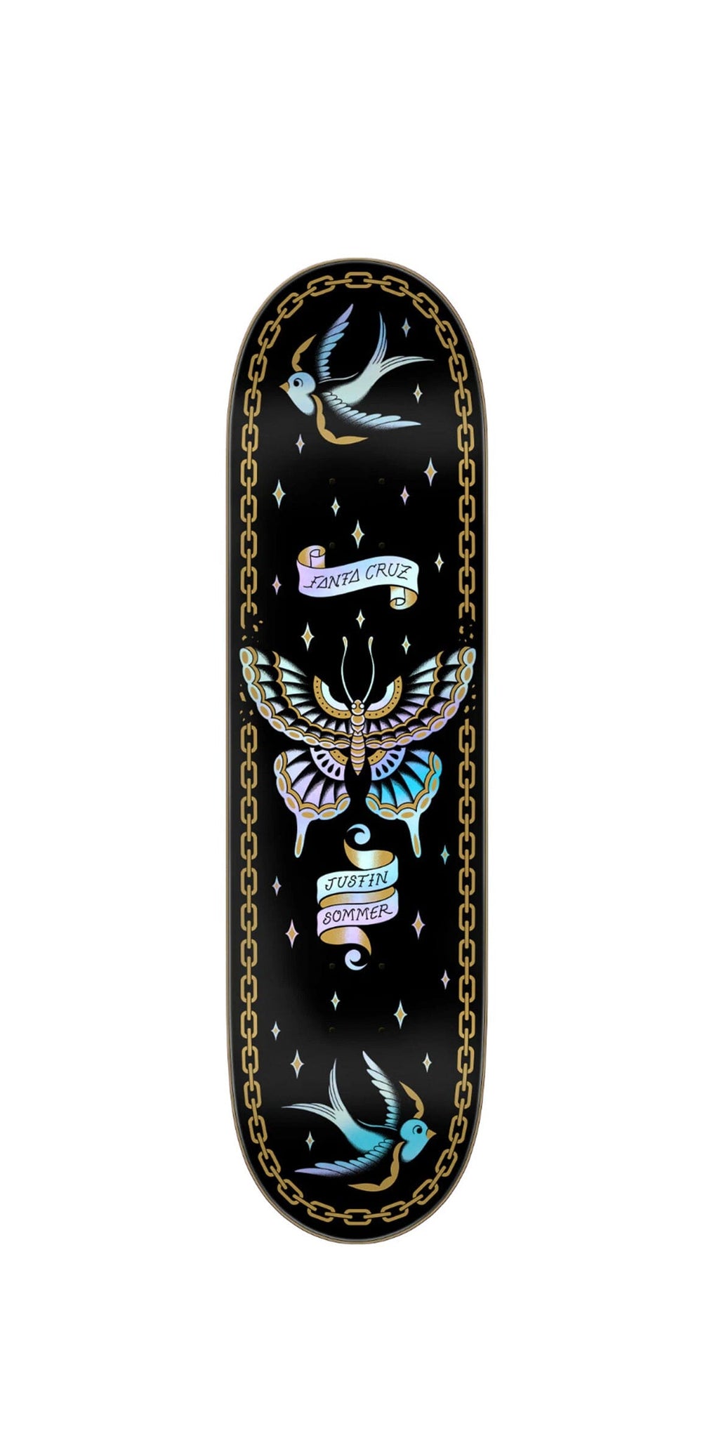 Santa Cruz SOMMER BUTTERFLY PRO 8.00 X 30.5 Skateboard Deck- Tabla Skate Tabla/Deck Santa Cruz Skateboards 