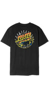 Santa Cruz Tee Kendall Wolf Dot Black TShirt - Camiseta Ropa Santa Cruz Skateboards 