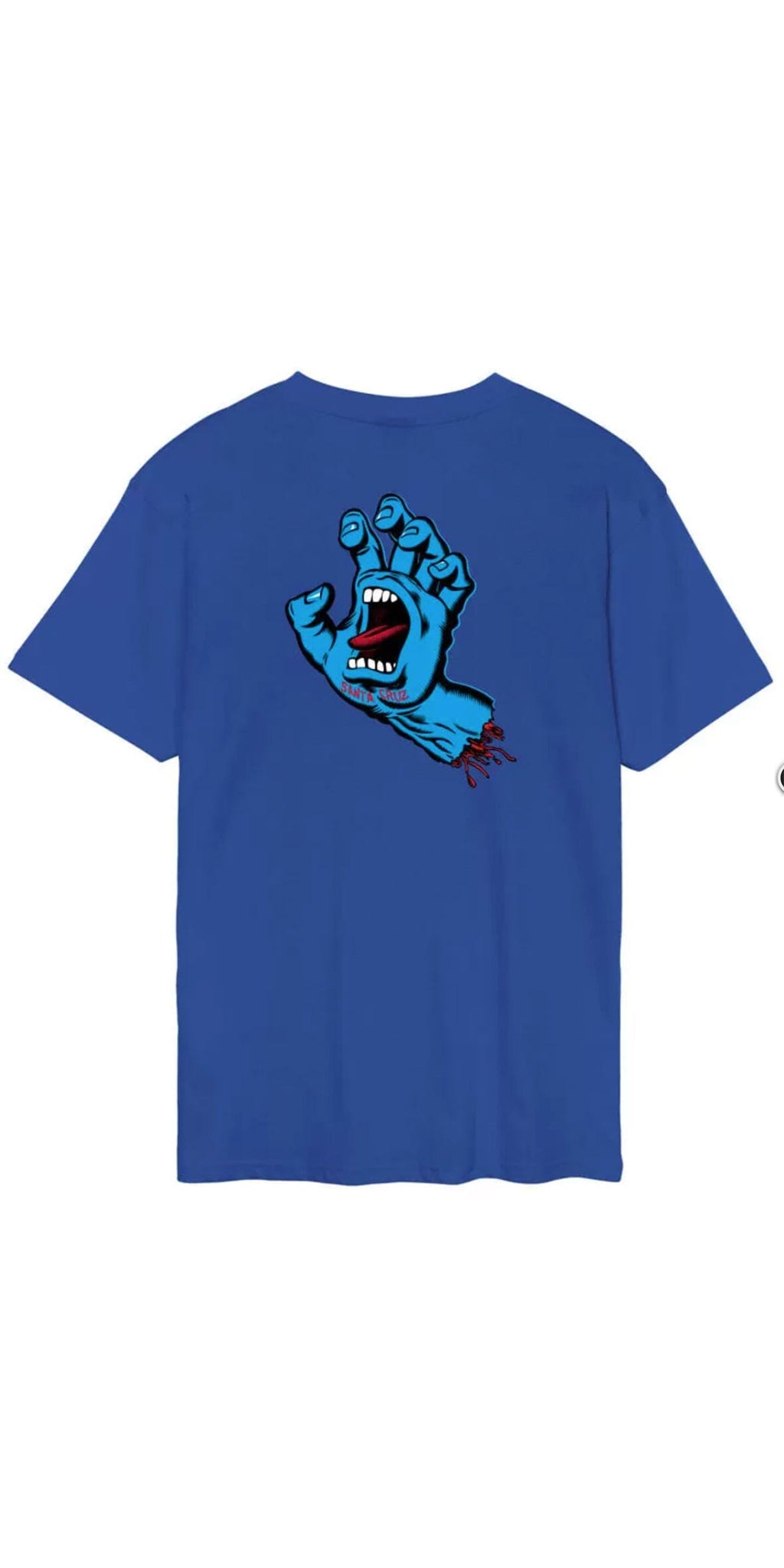 Santa Cruz Tee Screaming Hand Chest Ultramarine TShirt - Camiseta Ropa Santa Cruz Skateboards 