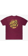 Santa Cruz Tee Thrasher Flame Dot burgundy Men's T-Shirt - Camiseta Ropa Santa Cruz Skateboards 