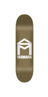 Skate mafia House Logo Gold Foil 8.25 x 31.38 Skateboard Deck Tabla Skate tabla de monopatín Skate Mafia 