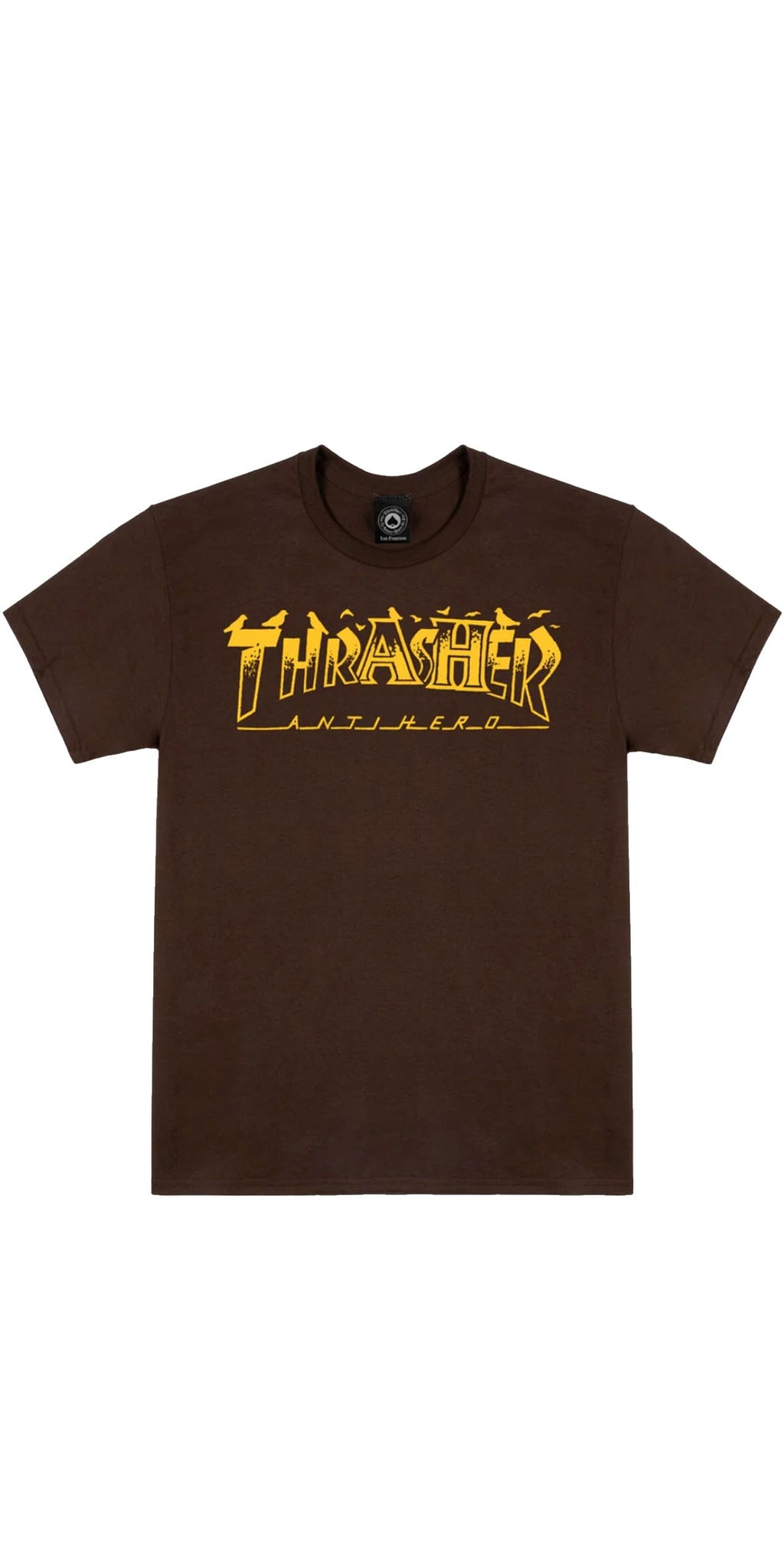 Thrasher Cover the Earth tee Chocolate camiseta- Tshirt Camiseta Thrasher Magazine 