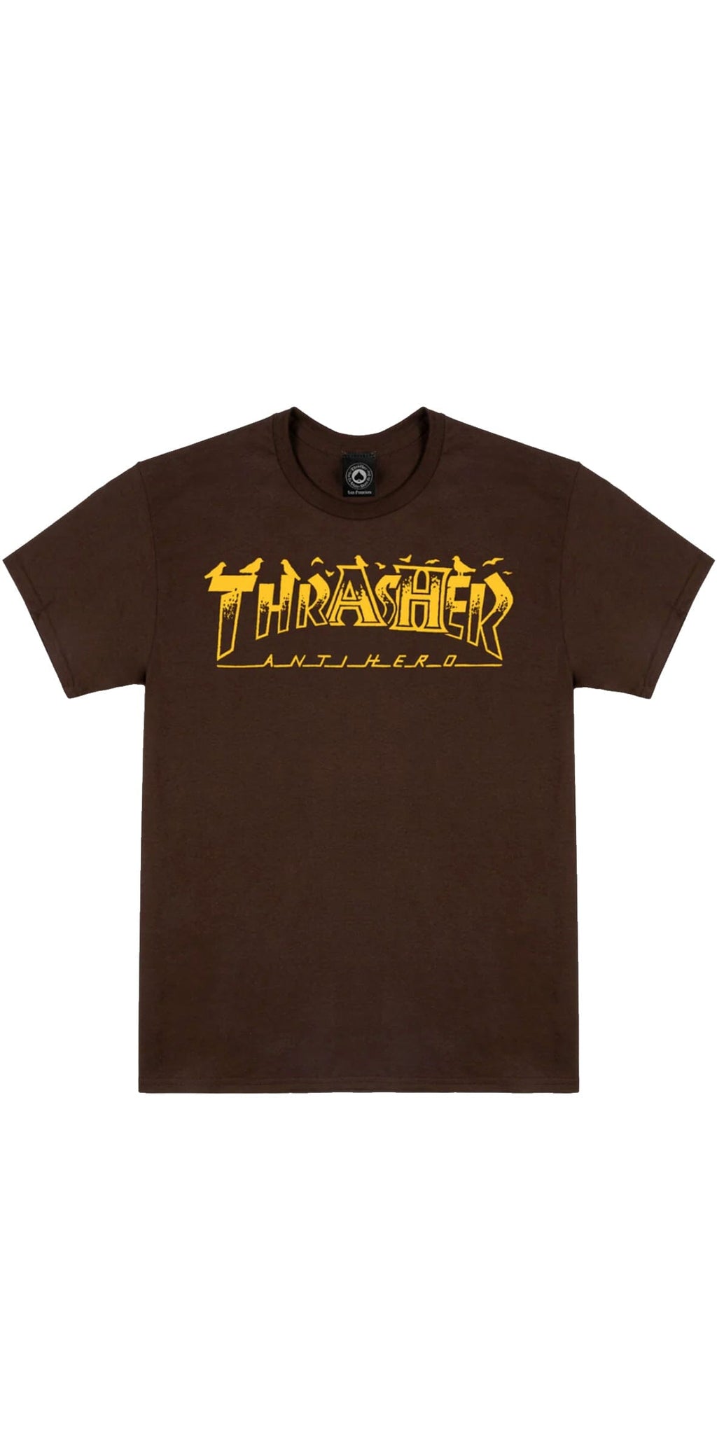 Thrasher Cover the Earth tee Chocolate camiseta- Tshirt – Furtivo