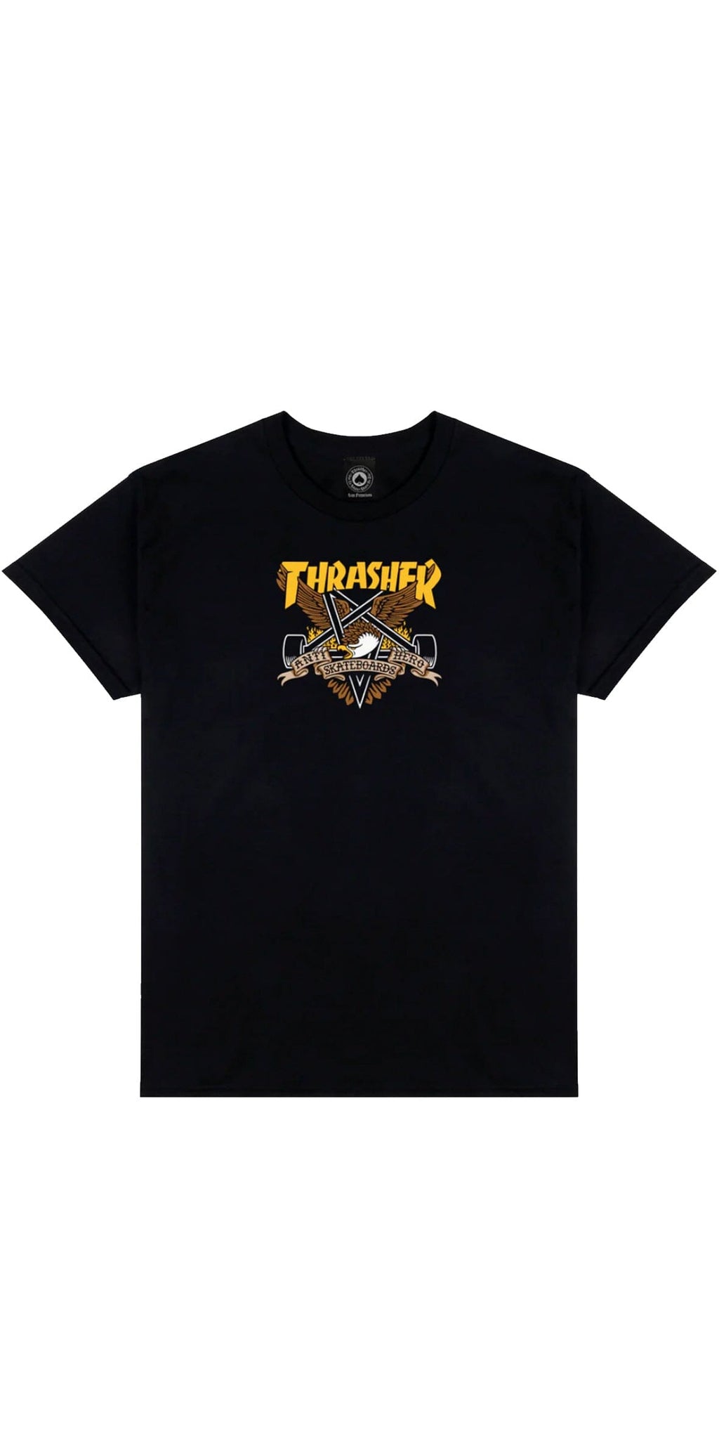 Thrasher Eaglegram tee Black camiseta- Tshirt Camiseta Thrasher Magazine 