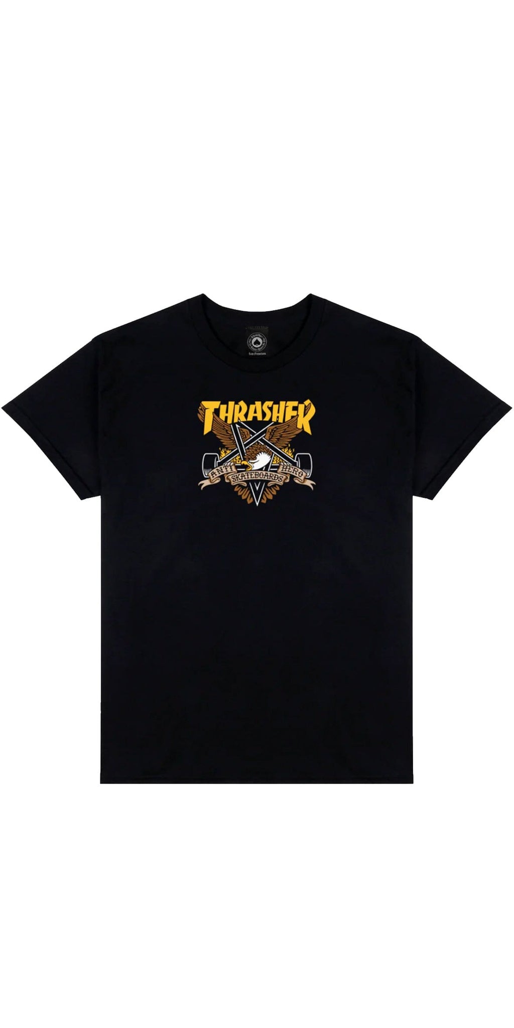 Thrasher Eaglegram tee Black camiseta- Tshirt Furtivo! Skateboarding
