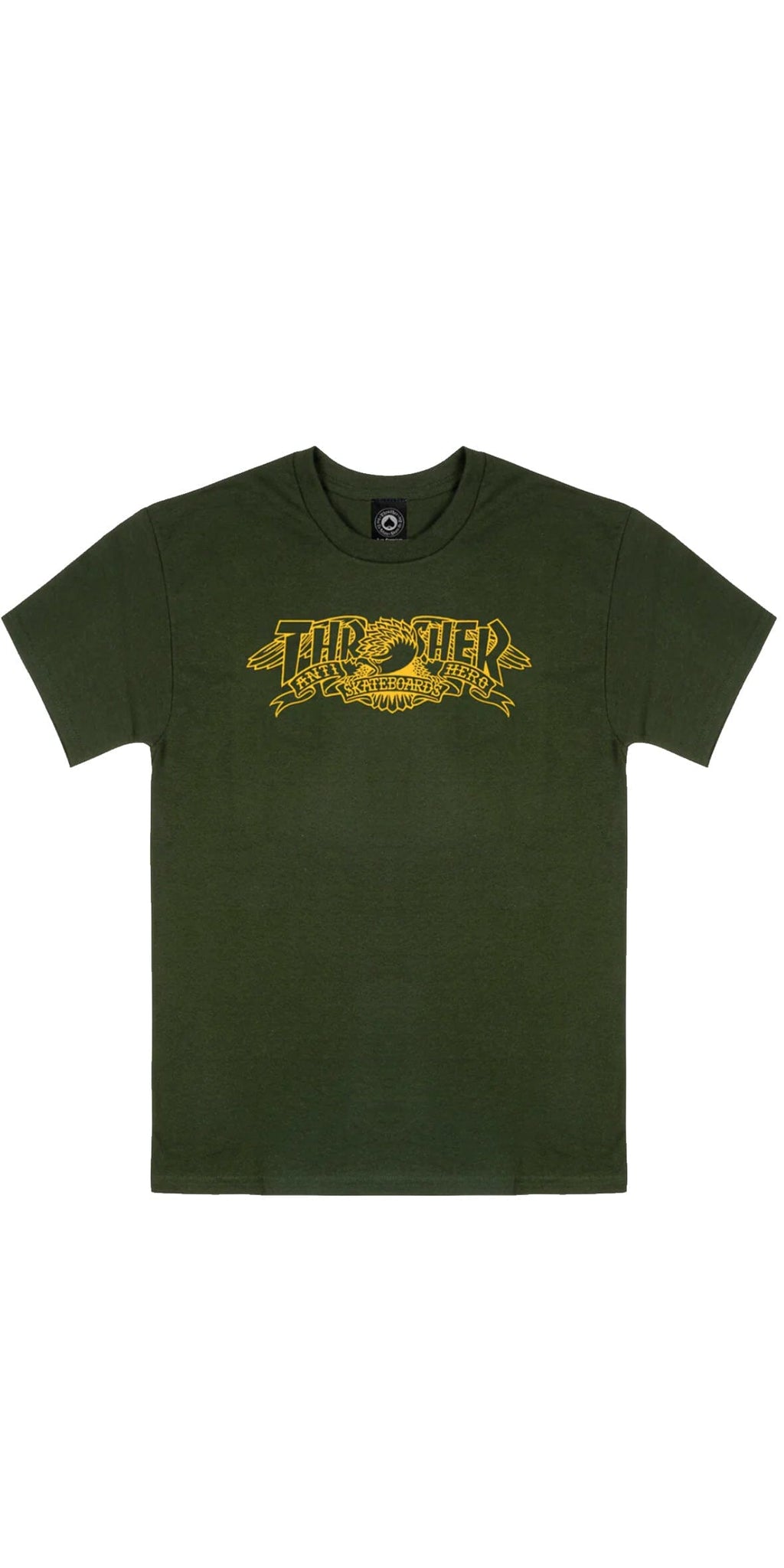 Thrasher Mag Banner Collab tee Forrest Green camiseta- Tshirt Camiseta Thrasher Magazine 