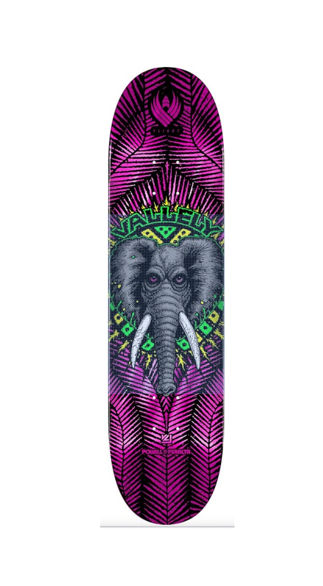 Powell Peralta FLIGHT Mike Vallely • Elephant • 8.38" • Pink Foil- Tabla