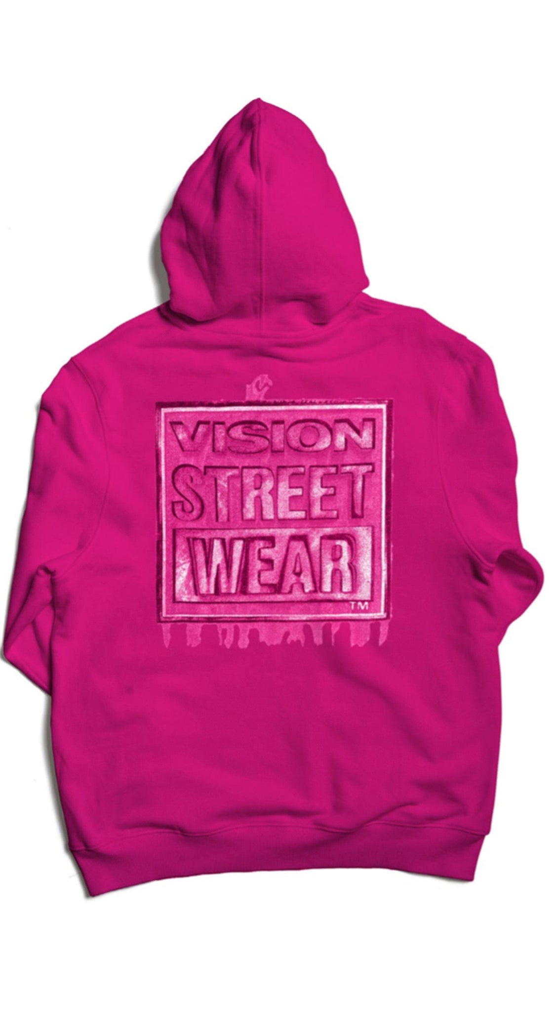 Vision Street Wear Melt Logo Hoodie Pink - Sudadera Ropa Vision Skateboards 