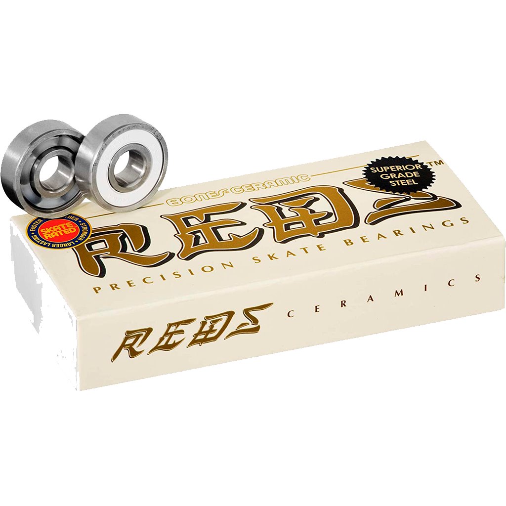 Bones Reds Ceramics Skate Bearings- Rodamientos - Furtivo! Skateboarding