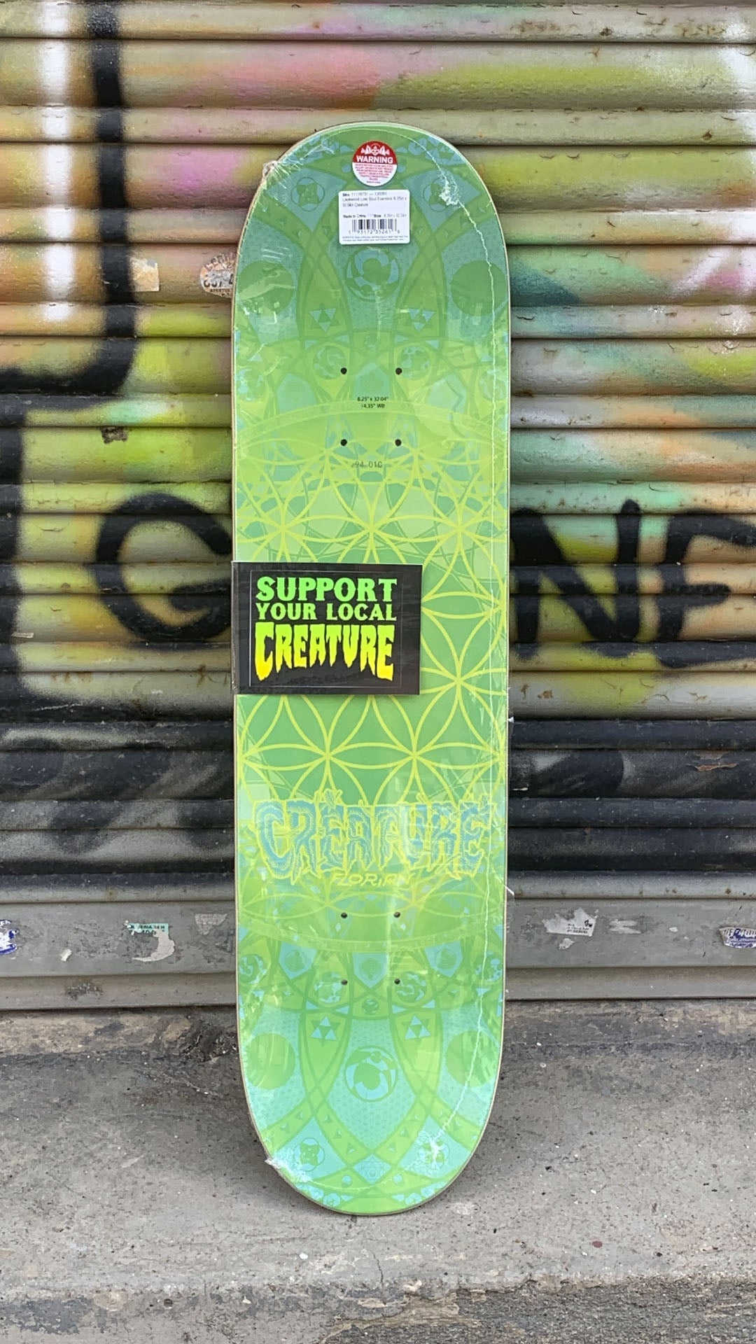 Creature 8.25 Lockwood Lost Soul Everslick Skateboard Deck- Tabla Skate Tabla/Deck Creature Skateboards 