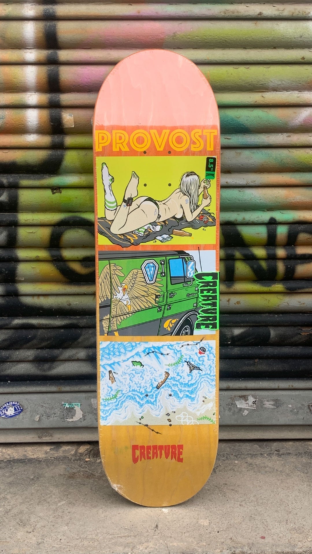 Creature Provost Hesh Coast 8.47 Skateboard Deck- Tabla Skate Tabla/Deck Creature Skateboards 