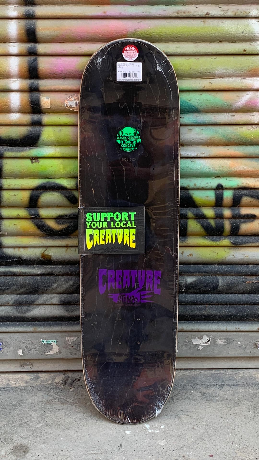 Creature Skateboards Logo Outline Stumps 8.51 Skateboard Deck- Tabla Skate Tabla/Deck Creature Skateboards 