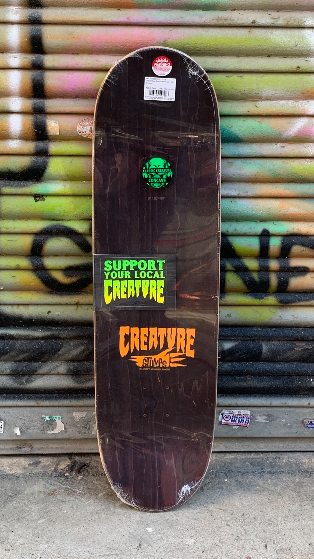 Creature Skateboards Logo Outline Stumps 8.8 Skateboard Deck- Tabla Skate