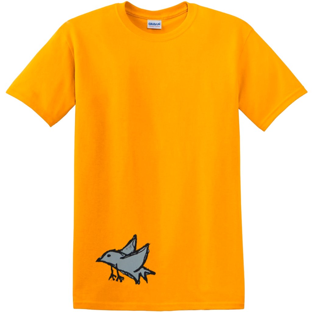 Dear Foundation Bird Shirt Gold- Camiseta - Furtivo! Skateboarding