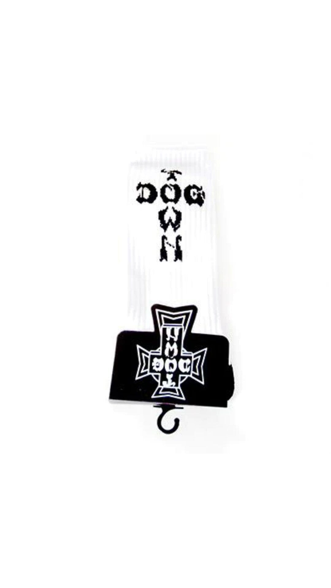 Dogtown Cross Letters Crew White Socks - Calcetines Calcetines Dogtown Skateboards 