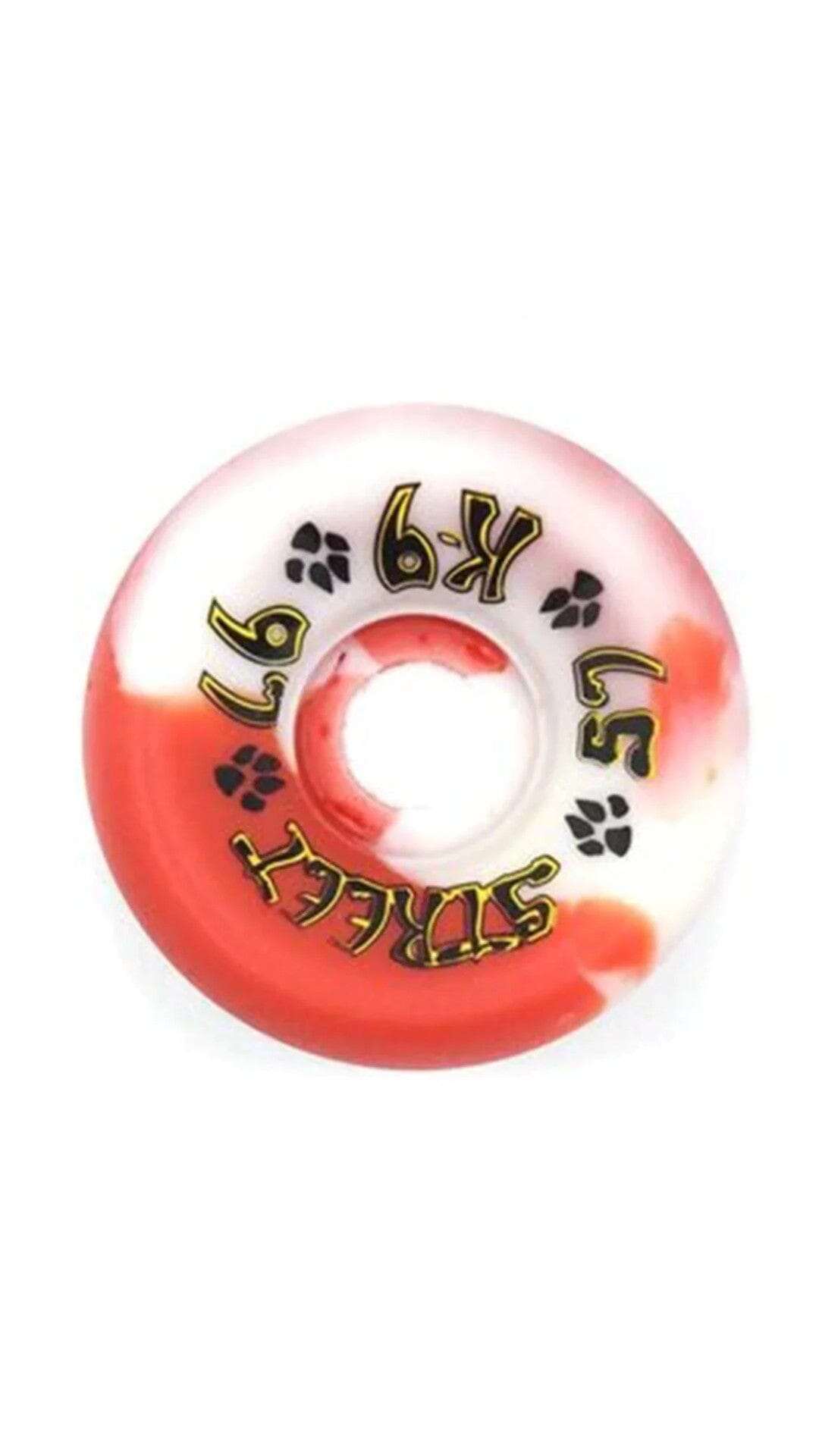 Dogtown K9 80s Street 57mm 97a Red/White Swirl Wheels - Ruedas Ruedas Dogtown Skateboards 