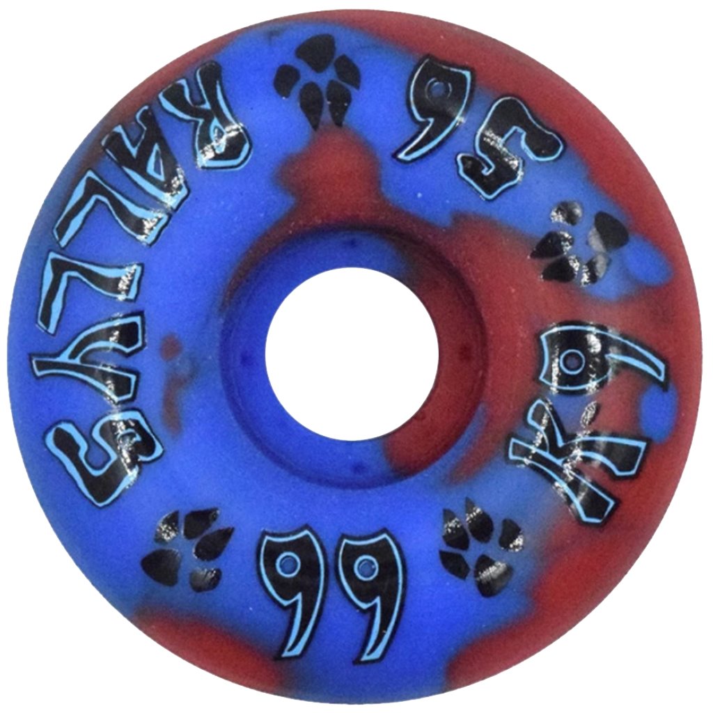 Dogtown wheels k-9 Rallys 56mm 99a Swirl Blue/Red - Ruedas Ruedas Dogtown Skateboards 
