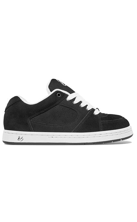 ÉS ACCEL Black/White/Black Skate Shoe - Zapatillas Zapas eS Skateboarding 