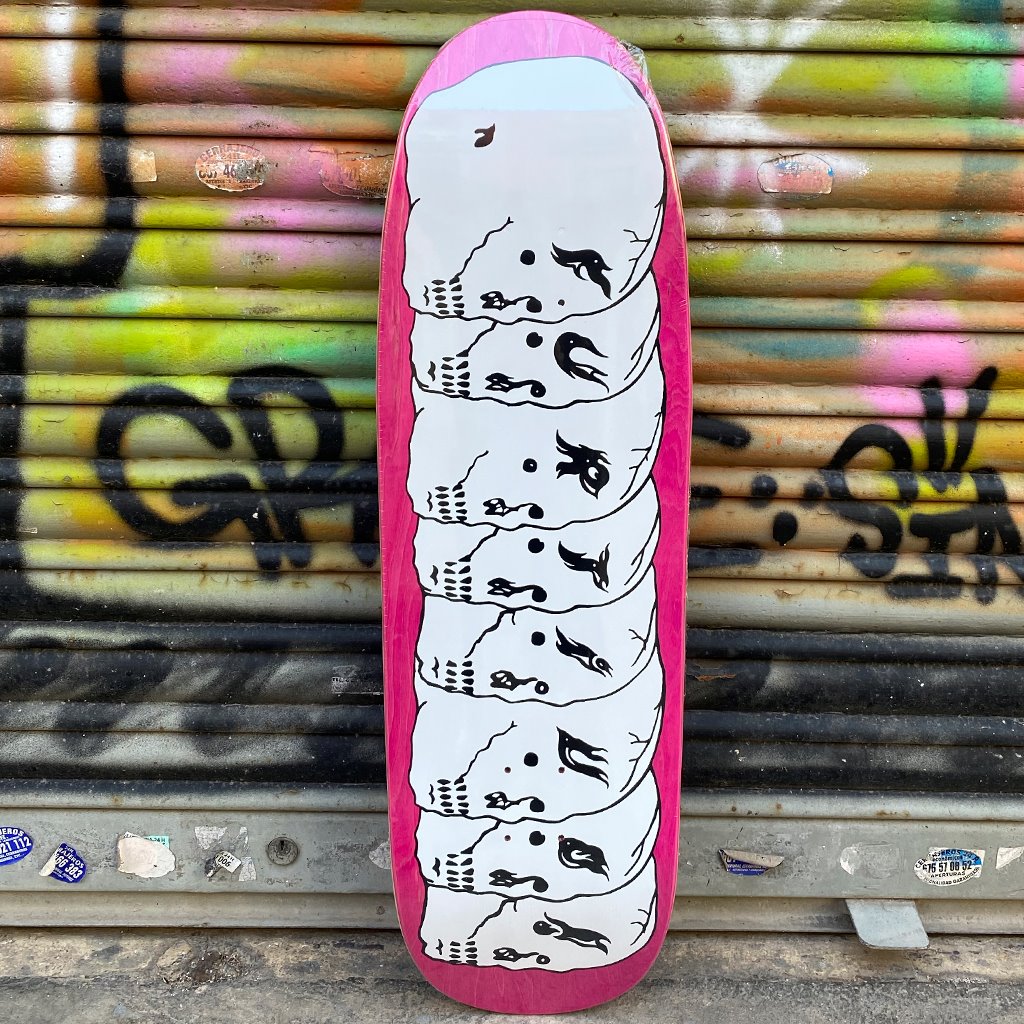 Furtivo 8 Skulls White 1992 Shape 9.5 Skateboard Deck- Tabla Skate - Furtivo! Skateboarding