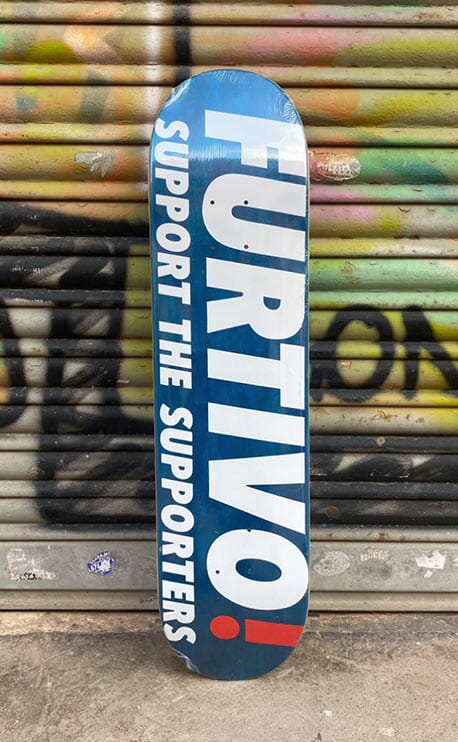 Furtivo SUPPORT THE SUPPORTERS 7.75 Popsicle Deck - Tabla de Skate Tabla/Deck Furtivo! Skateboarding 