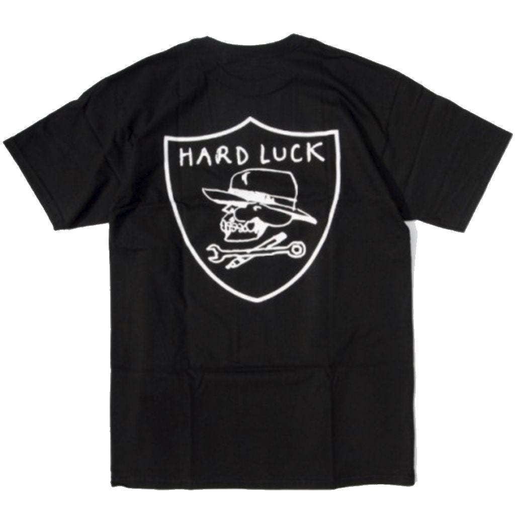 HARD LUCK Hardsix Black T-shirt- Camiseta - Furtivo! Skateboarding