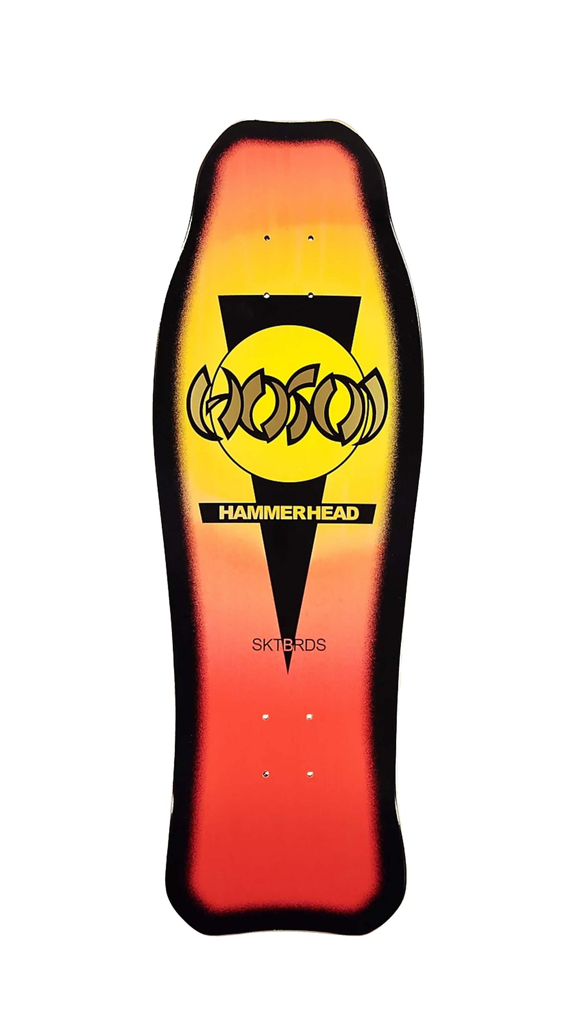 Hosoi Hammerhead Double Kick Sunburst Skateboard Deck- Tabla Tabla/Deck Hosoi Skateboards 