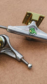 Independent 144mm Stage XI Forged Hollow Hawk Transmission Silver Green Polished - Ejes