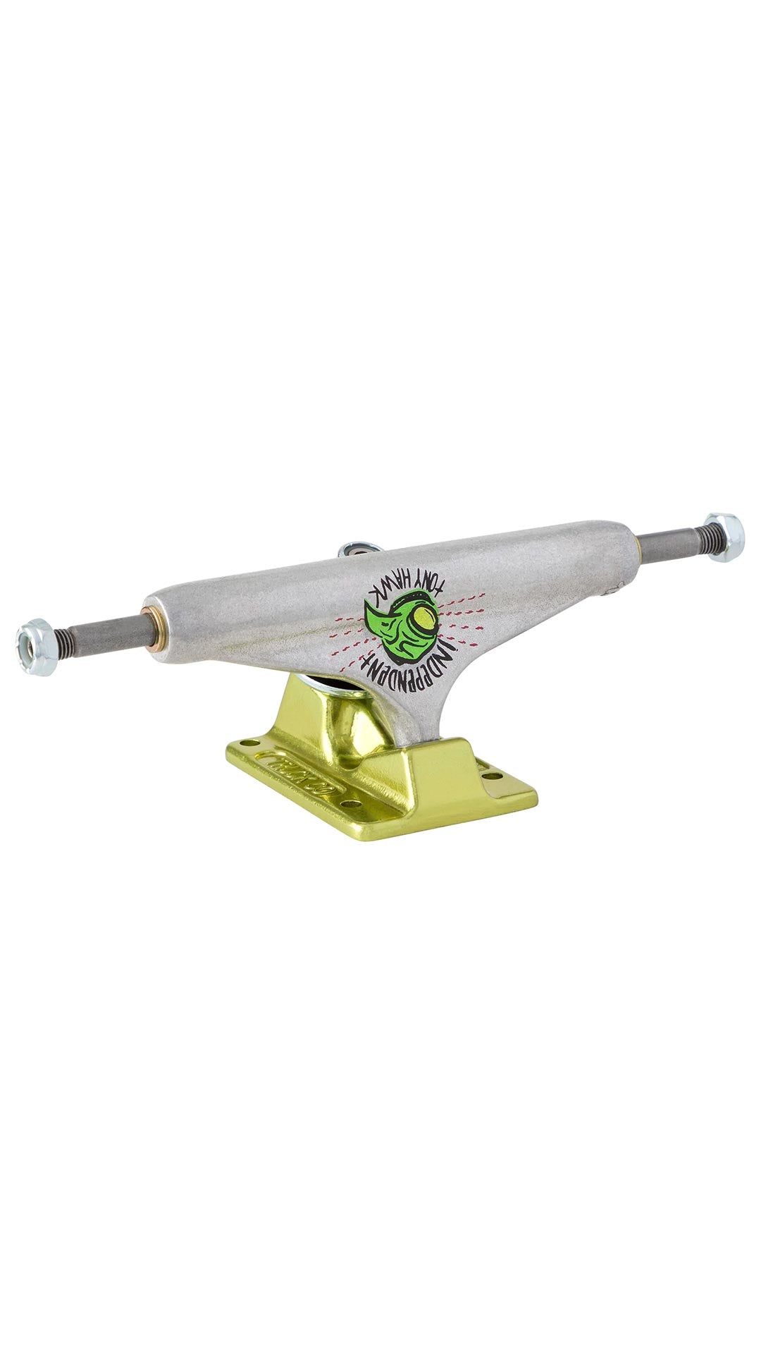 Independent 144mm Stage XI Forged Hollow Hawk Transmission Silver Green Polished - Ejes
