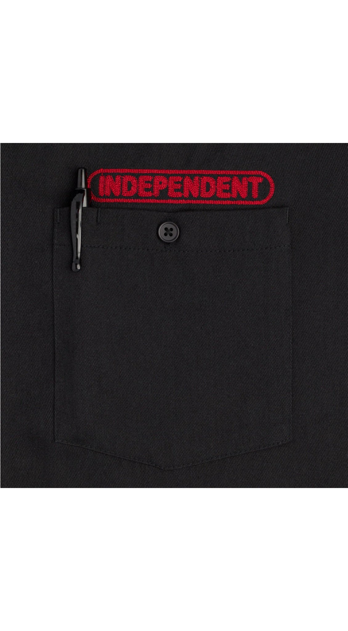 Independent Shirt Baseplate Work Black- Camisa Ropa Independent 