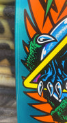 MISFITS Santa Monica Airlines Natas Panther 3 Metallic Blue Reissue Skateboard Deck- Tablas Tabla/Deck MISFITS 