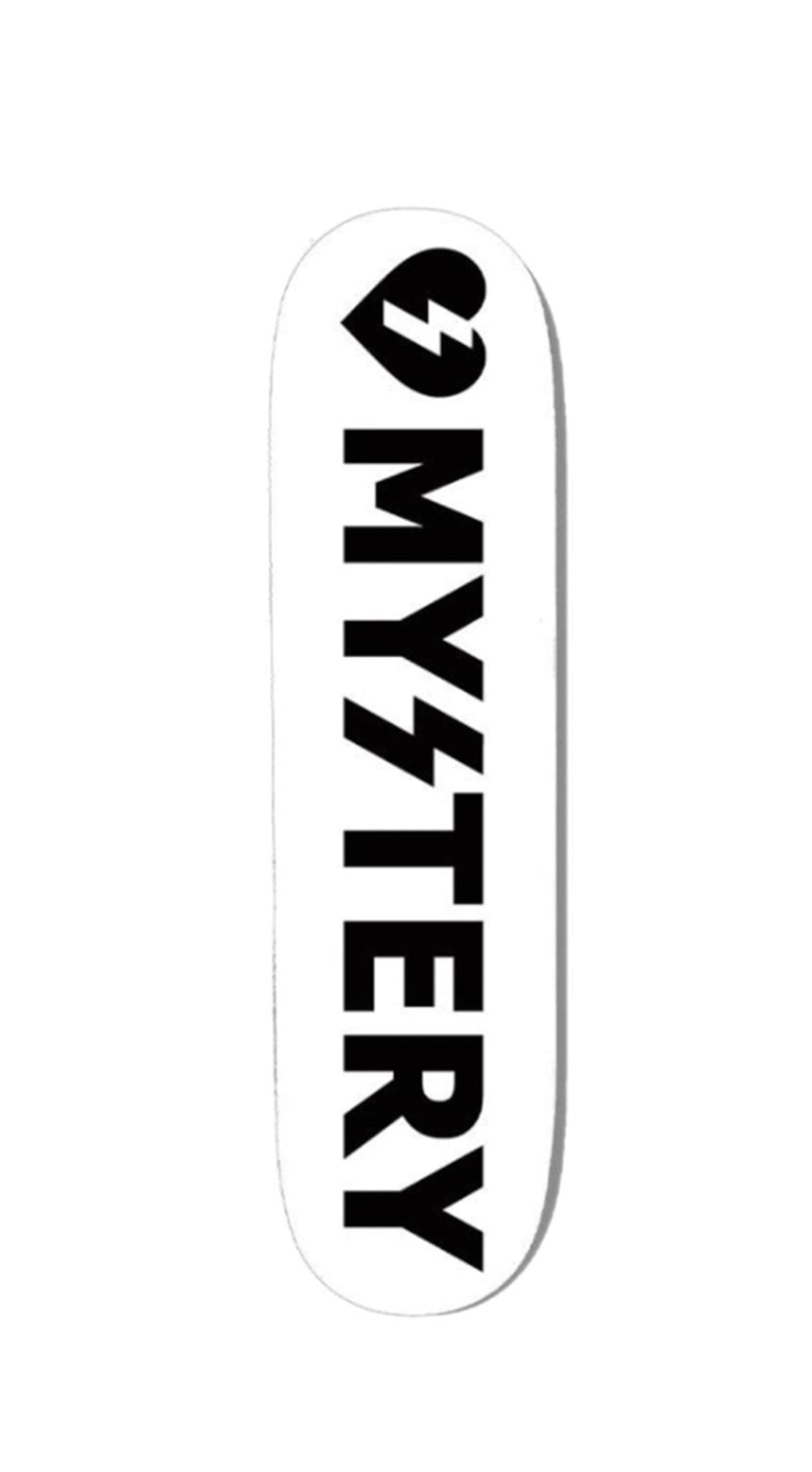 Mystery White Logo 8.5 Skateboard Deck- Tabla Skate Tabla/Deck Mistery 