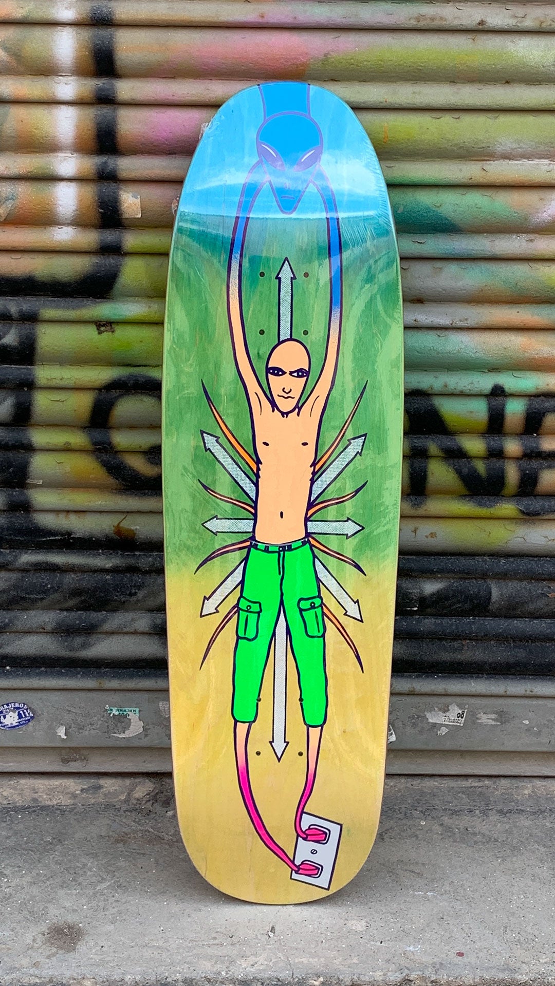 New Deal Vallely Alien 9.18 Skateboard Deck- Tabla Skate Tabla/Deck New Deal 