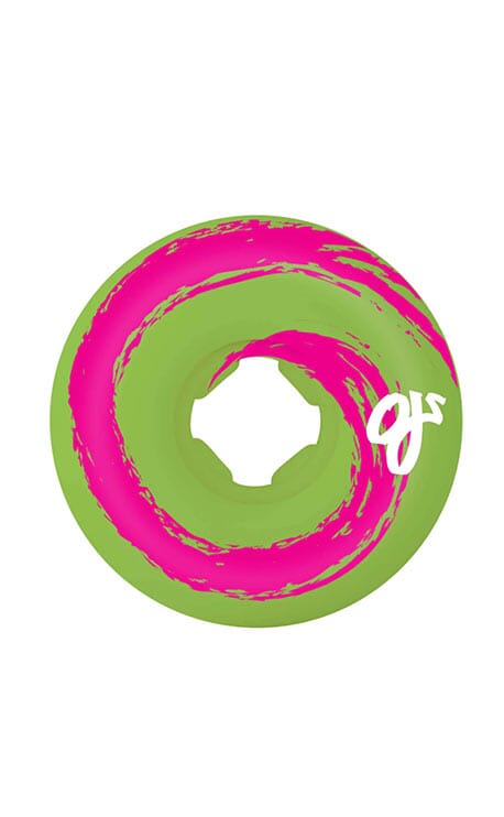 OJ Wheels 45mm Swamp Wheels Pink Green Swirl 99A- Ruedas Ruedas OJ Wheels 