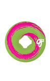 OJ Wheels 45mm Swamp Wheels Pink Green Swirl 99A- Ruedas Ruedas OJ Wheels 