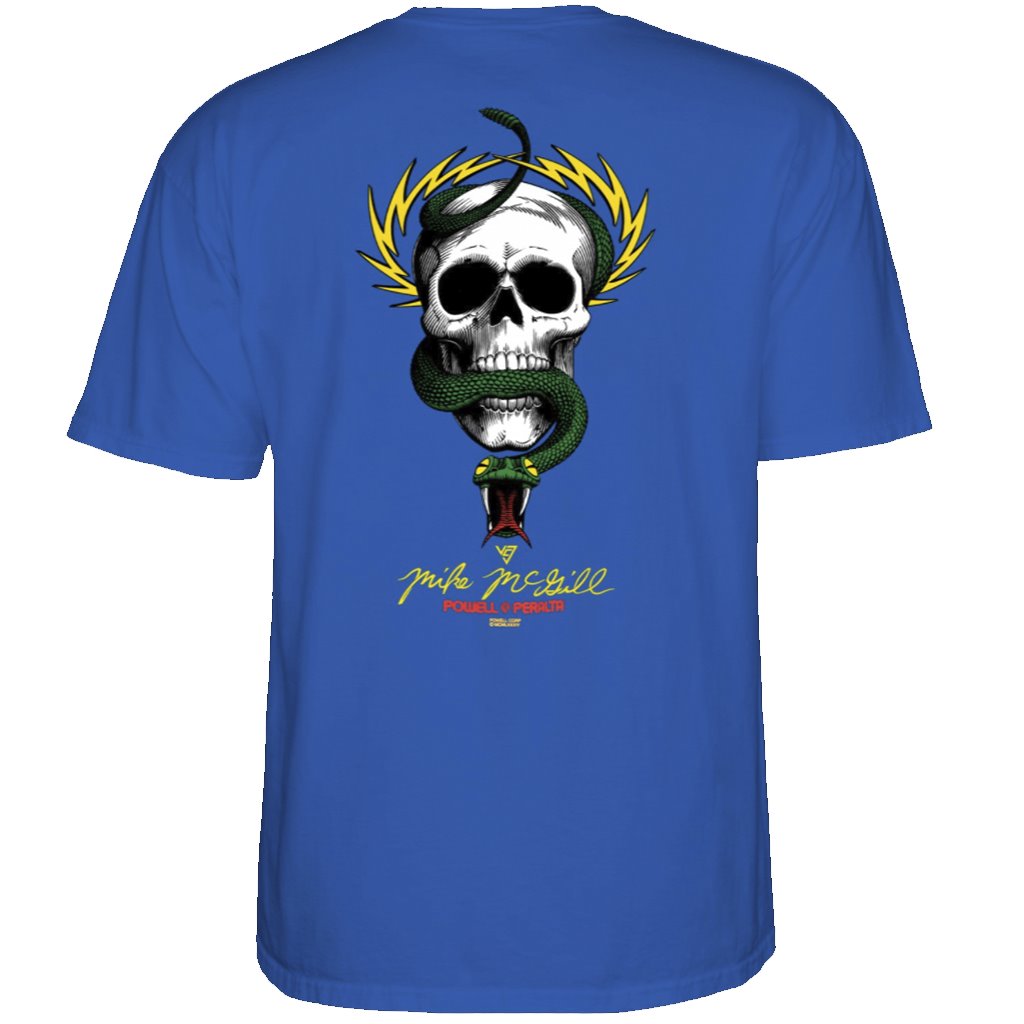 Powel Peralta McGill Skull and Snake T-Shirt Royal- Camiseta - Furtivo! Skateboarding