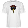 Powel Peralta Mike Vallely T-Shirt White- Camiseta - Furtivo! Skateboarding