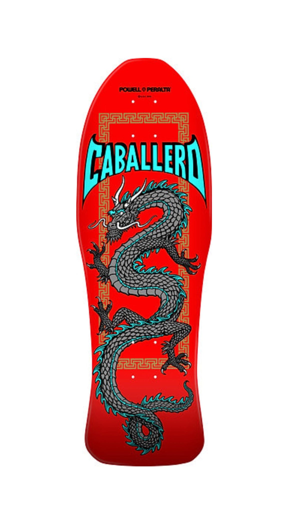Powell Peralta Caballero Chinesse Dragon Red Gold Reissue Skateboard Deck- Tabla Tablas Powell Peralta 