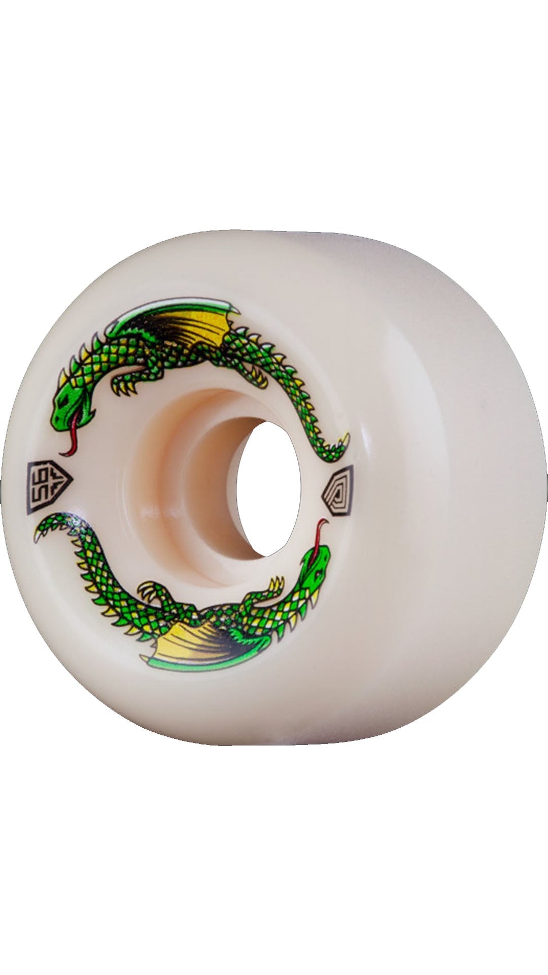 Powell Peralta Dragon Formula 56mm Green Skateboard Wheels - Ruedas Ruedas Powell Peralta 