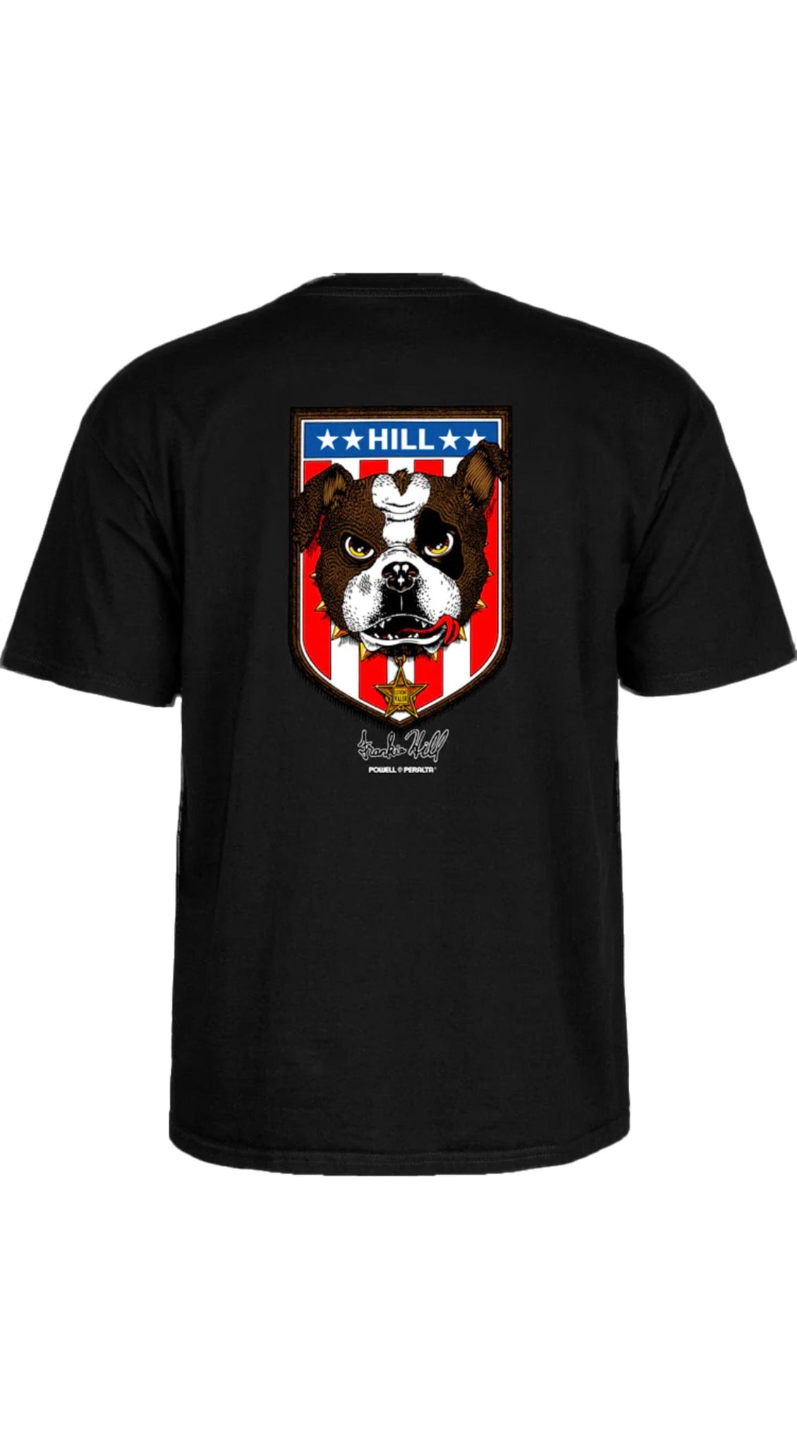 POWELL PERALTA Hill Bulldog T-Shirt Black- Camiseta Ropa Powell Peralta 