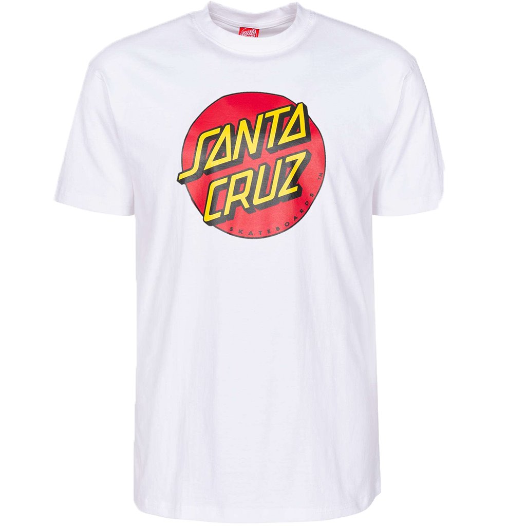 Santa Cruz Classic Dot tee White Tshirt - Camiseta - Furtivo! Skateboarding