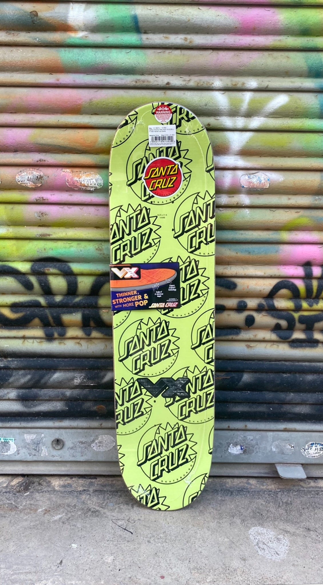 Santa Cruz Delfino Fortune Teller Glow VX 8,25 Skateboard Deck- Tabla Skate Tablas Santa Cruz Skateboards 