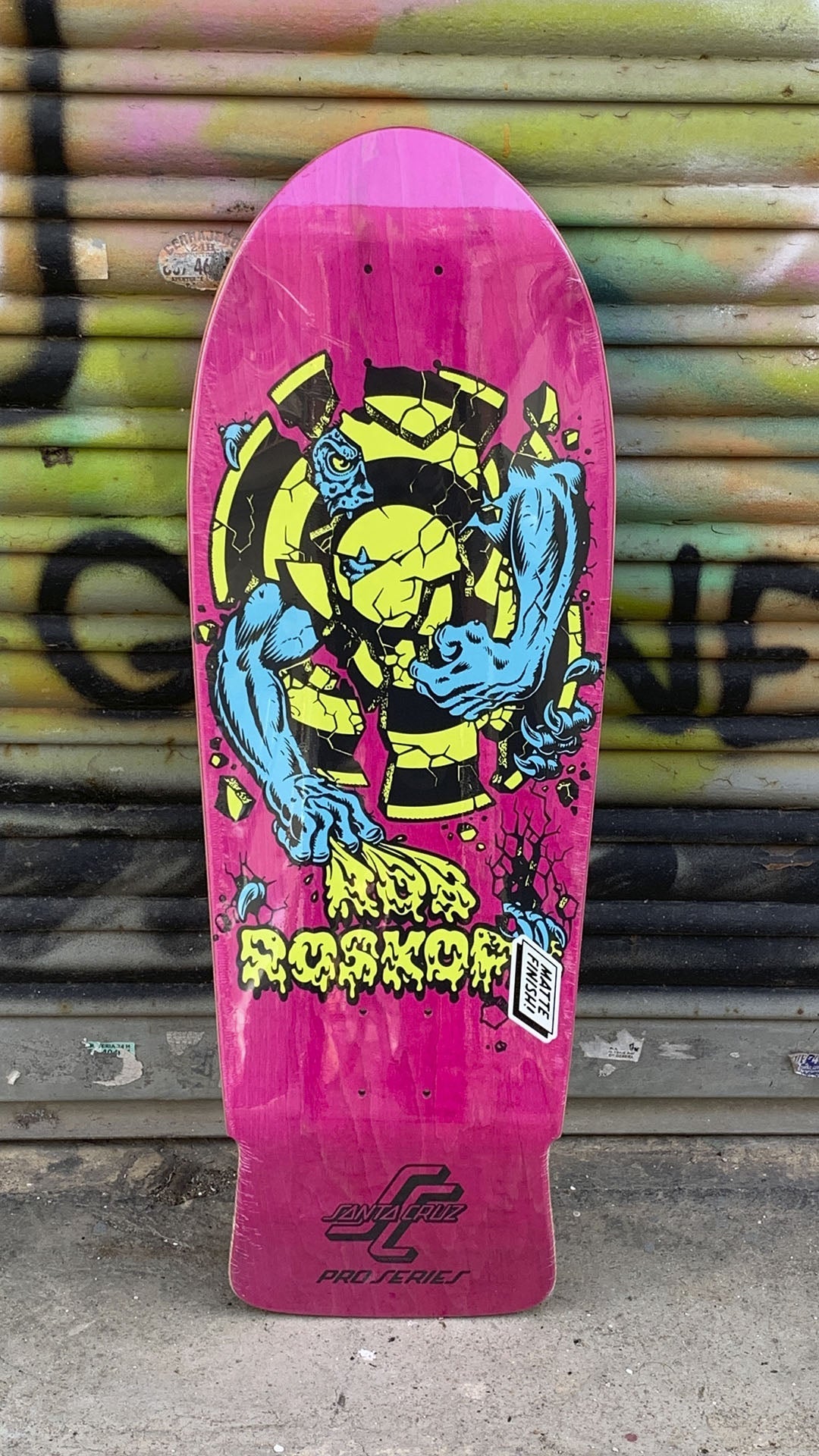 Santa Cruz Roskopp Reissue Face X Edmiston 9.5 - Tavola da skateboard Santa Cruz Roskopp Reissue Face X Edmiston 9.5 - Tavola da skateboard