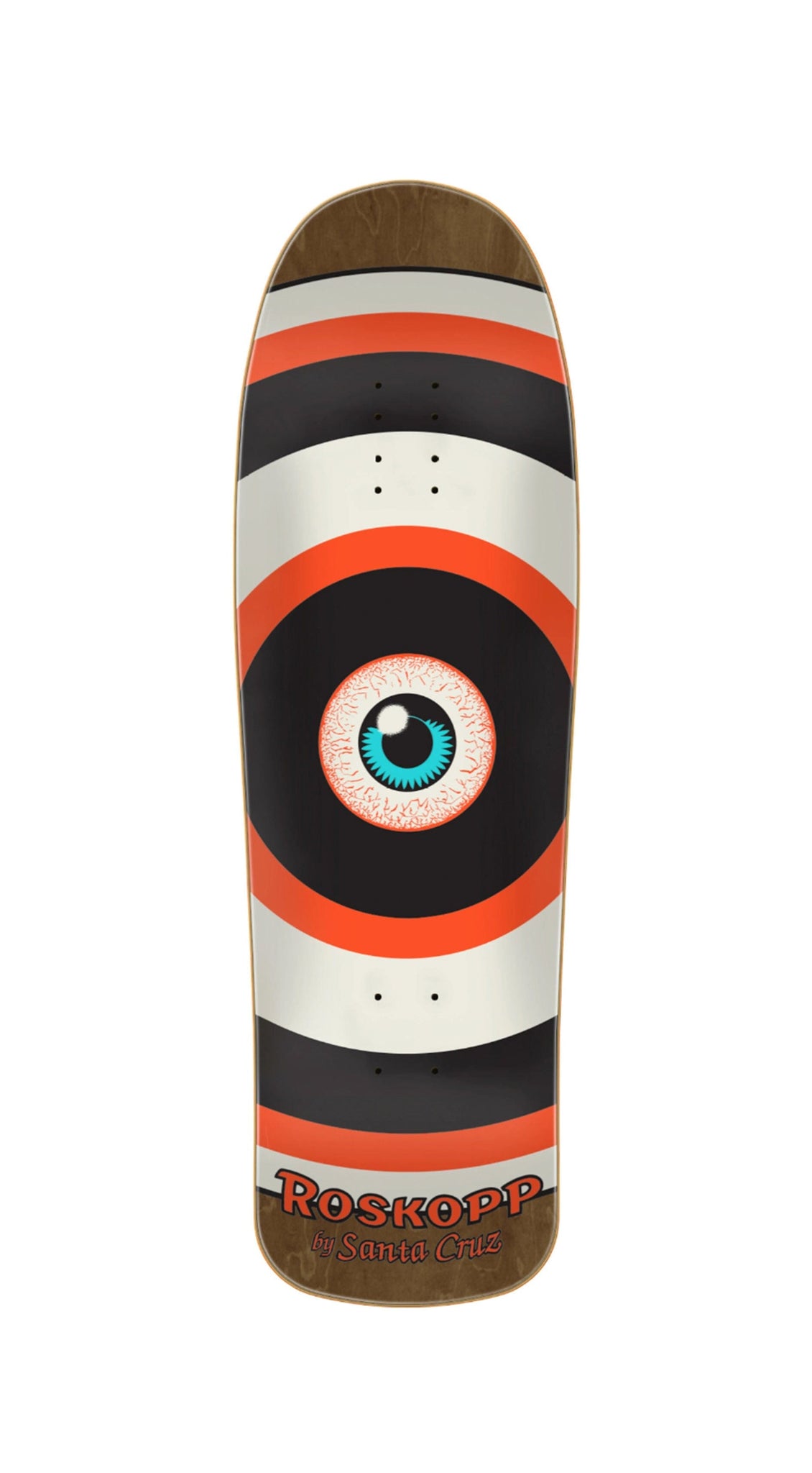 Santa Cruz Roskopp Target Eye Reissue 9.62 x 31.54 Reissue Prebook Skateboard Deck- Tabla Skate Tablas Santa Cruz Skateboards 