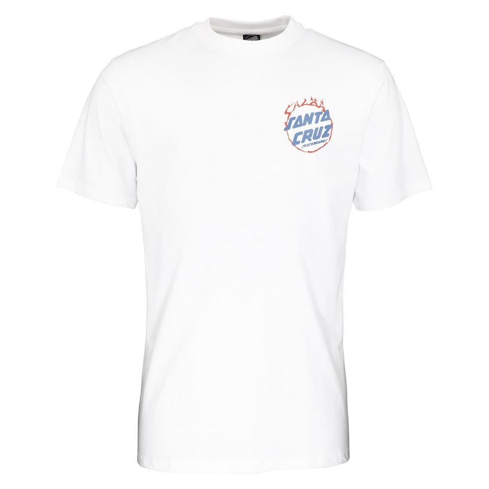 Santa Cruz Salba Tiger Club White TShirt - Camiseta Ropa Santa Cruz Skateboards 