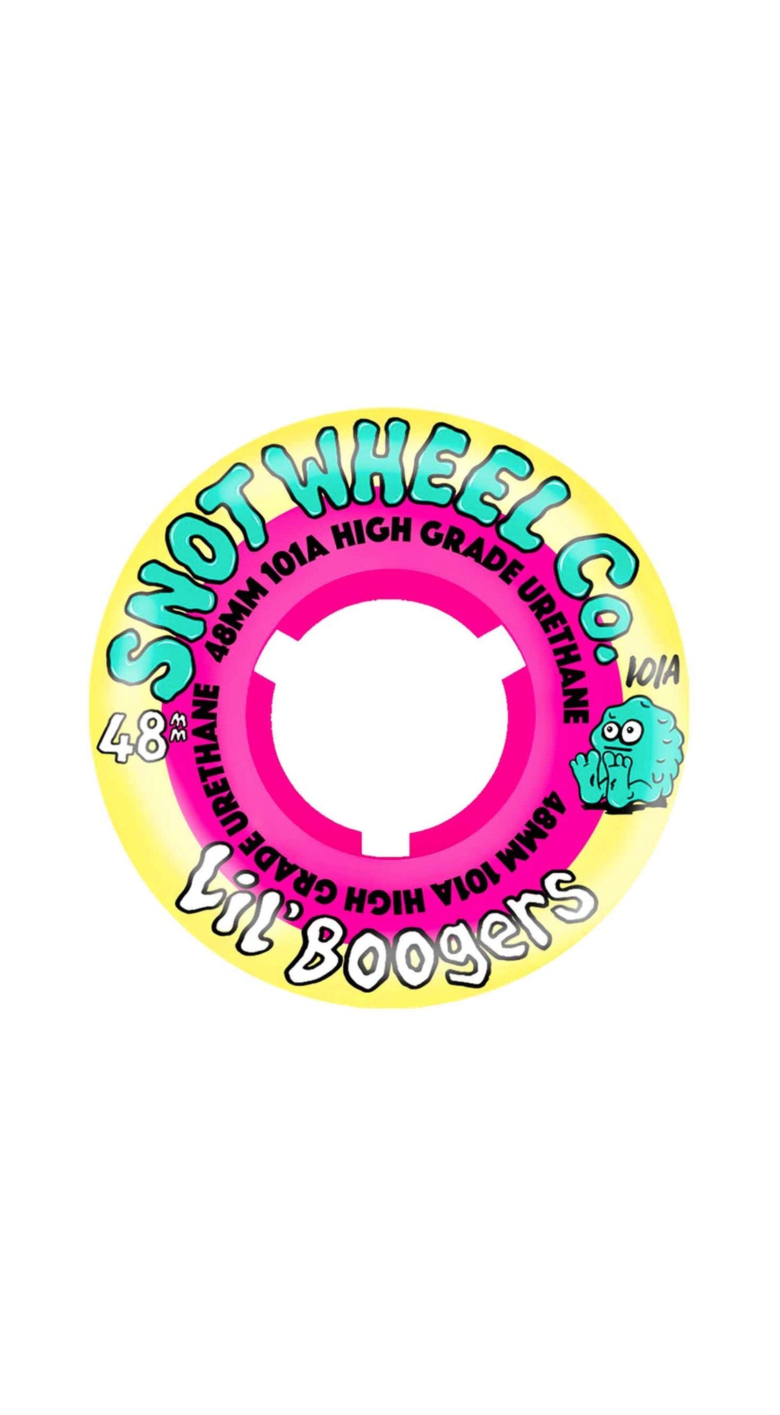 SNOT WHEELS Lil Boogers 48mm 101A Skateboard Wheels- Ruedas Ruedas SNOT WHEELS 