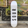 Sour Solution Army 7.75 White Skateboard Deck - Tabla Skate Tablas Sour Skateboards 