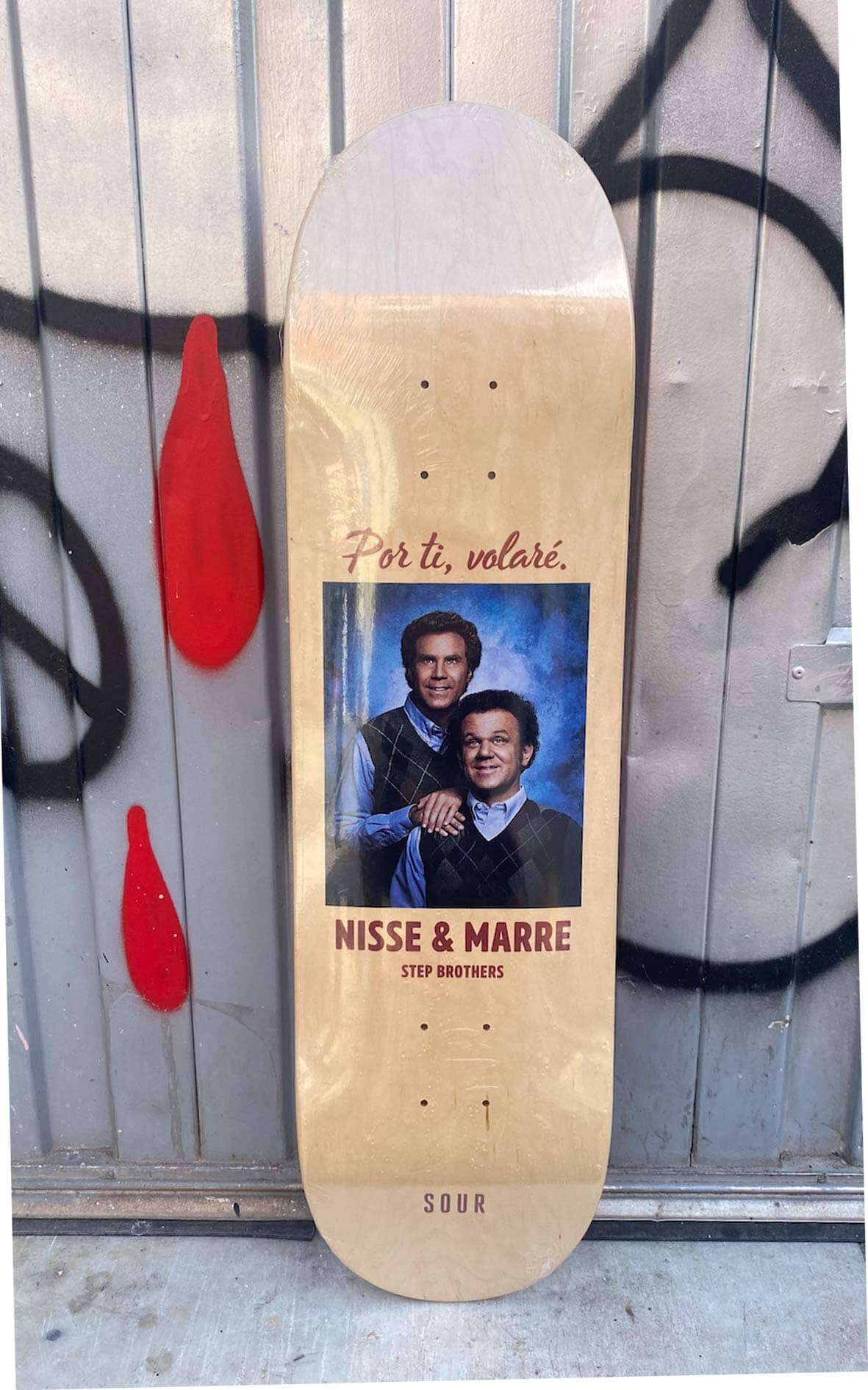 Sour Solution Nisse & Marre Stepbrothers 8.5 Skateboard Deck - Tabla Skate Tabla/Deck Sour Skateboards 