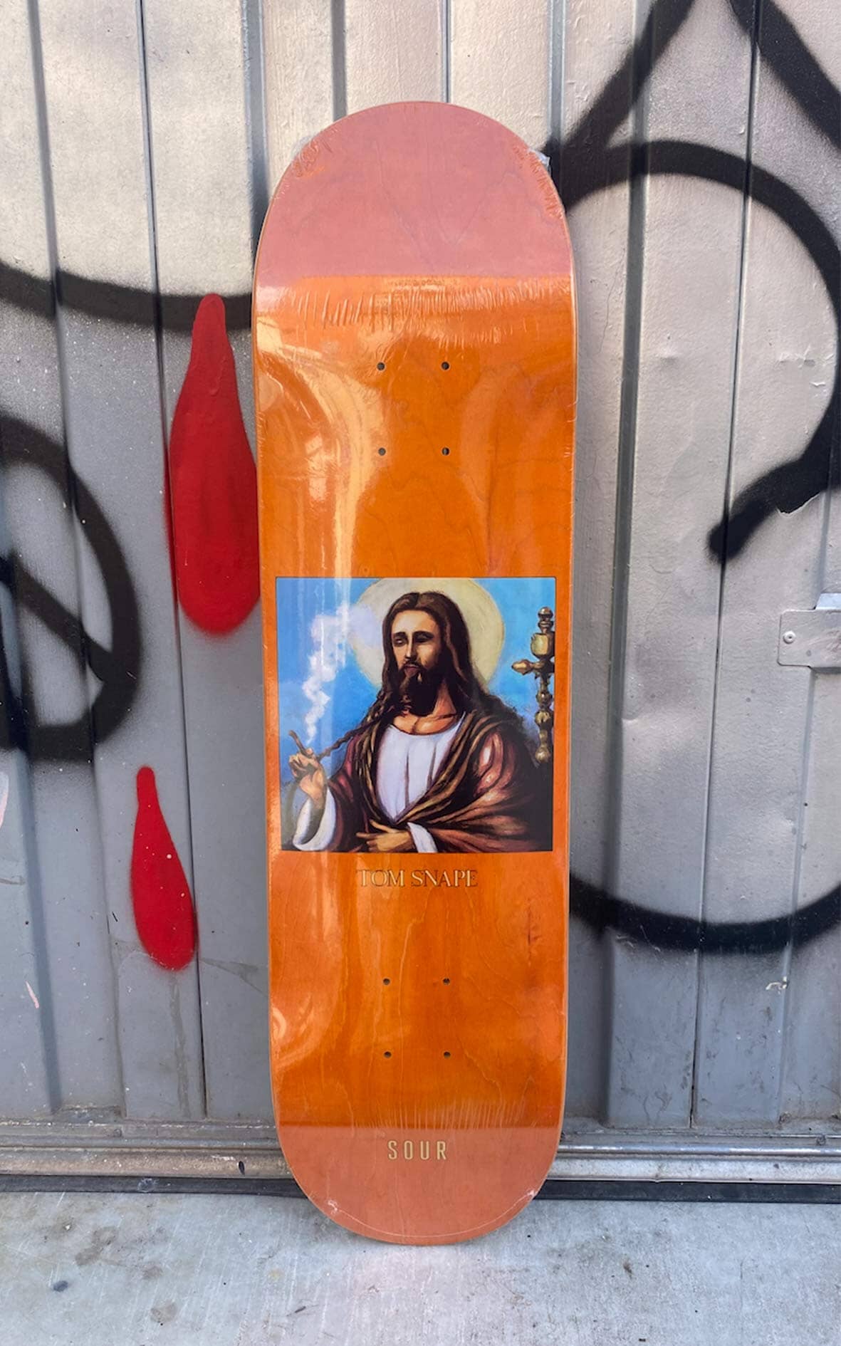 Sour Solution Snape Hooka Jesus 8.25 Skateboard Deck - Tabla Skate Tabla/Deck Sour Skateboards 