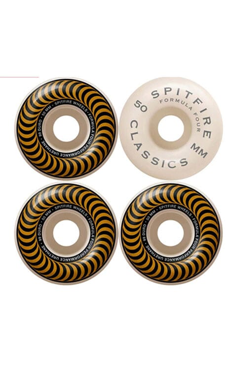 Spitfire F4 Classic 50mm Skateboard Wheels- Ruedas Ruedas Spitfire 